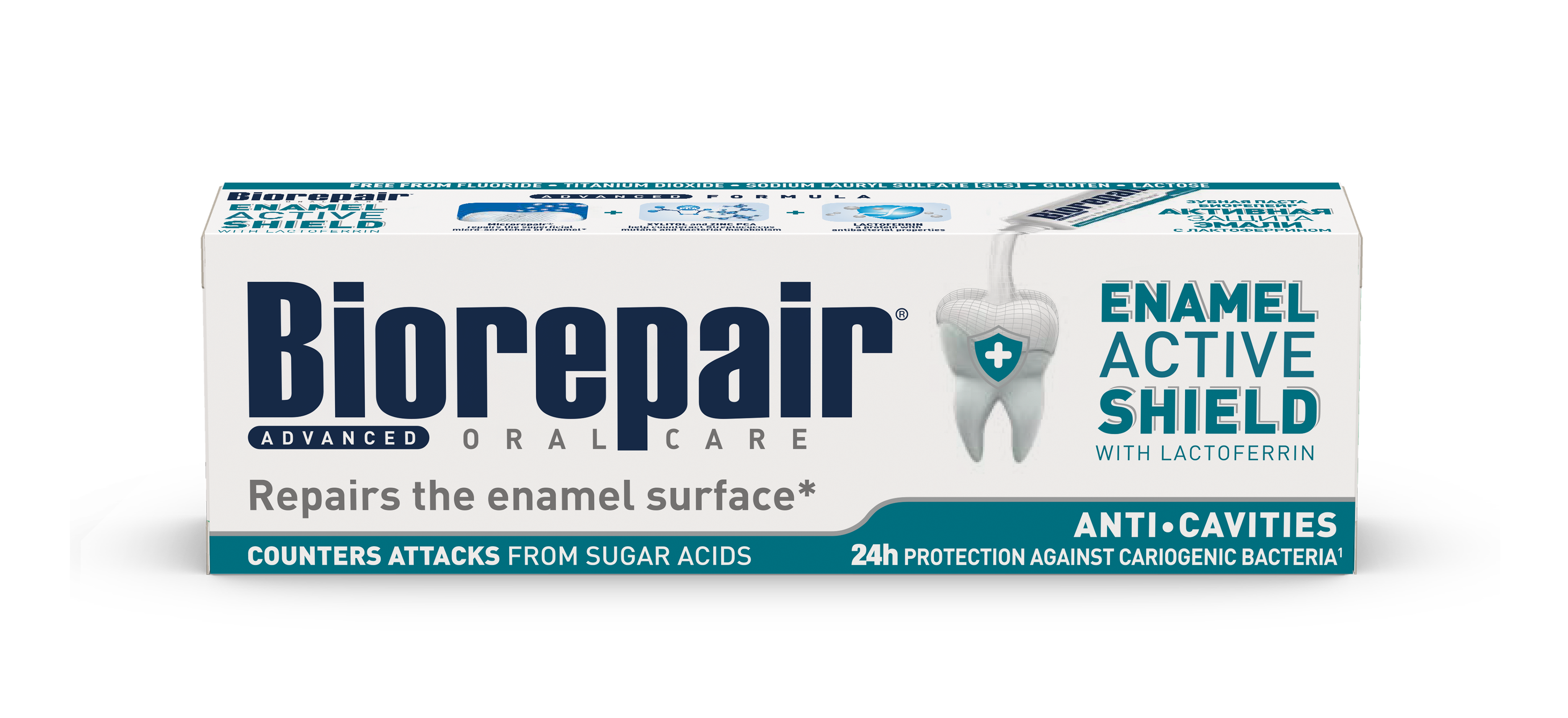 Biorepair® Advanced Active Shield Anti-Cavities action