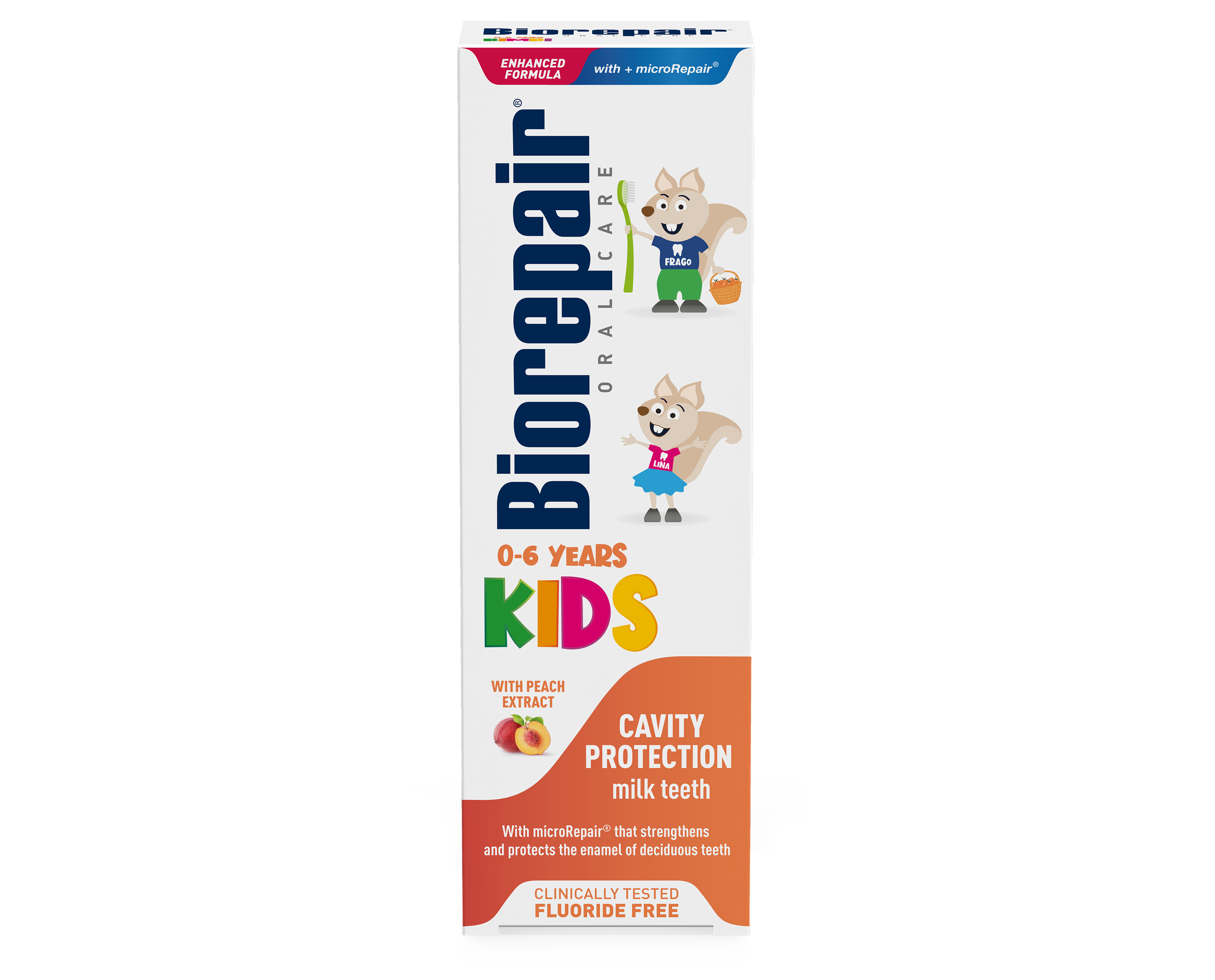 Biorepair® Toothpaste Kids 0/6 age with peach extract
