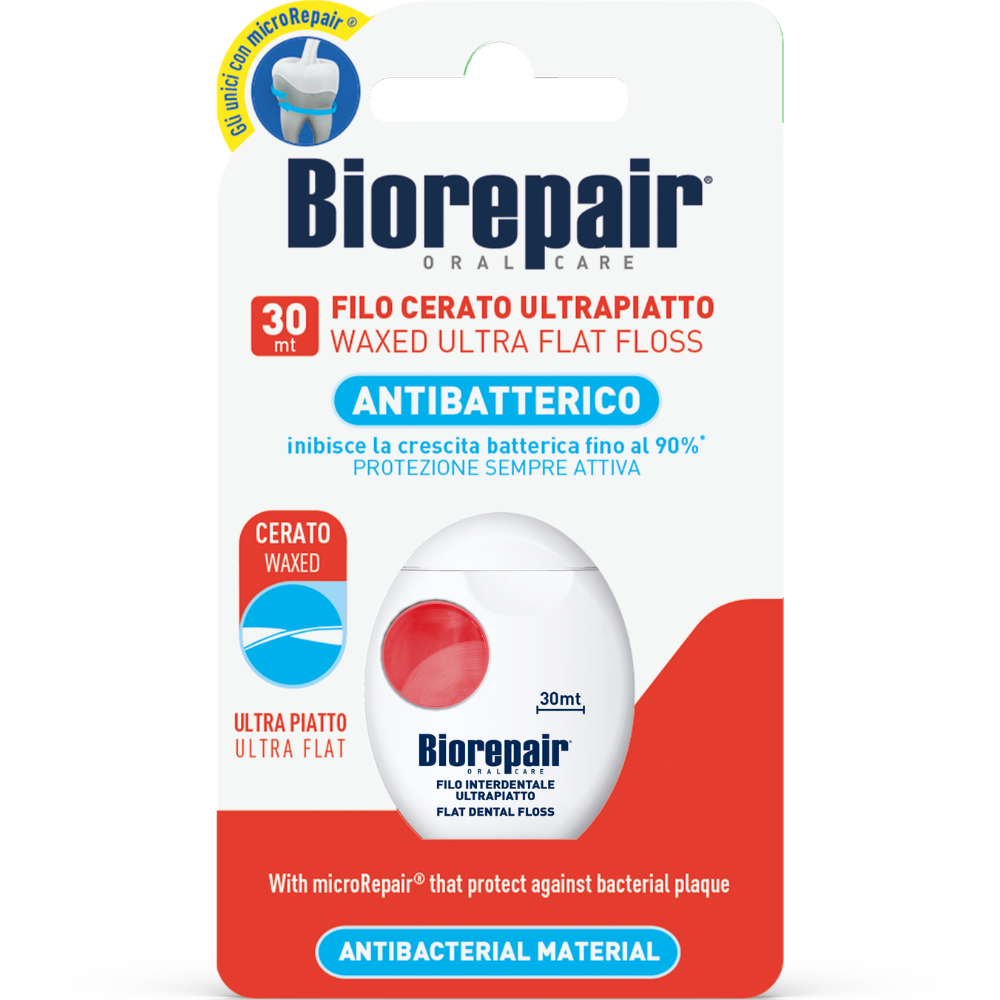 Ultra-flat unwaxed dental floss
