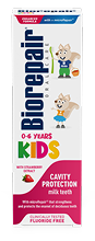 Kids 0/6 age with strawberry extract