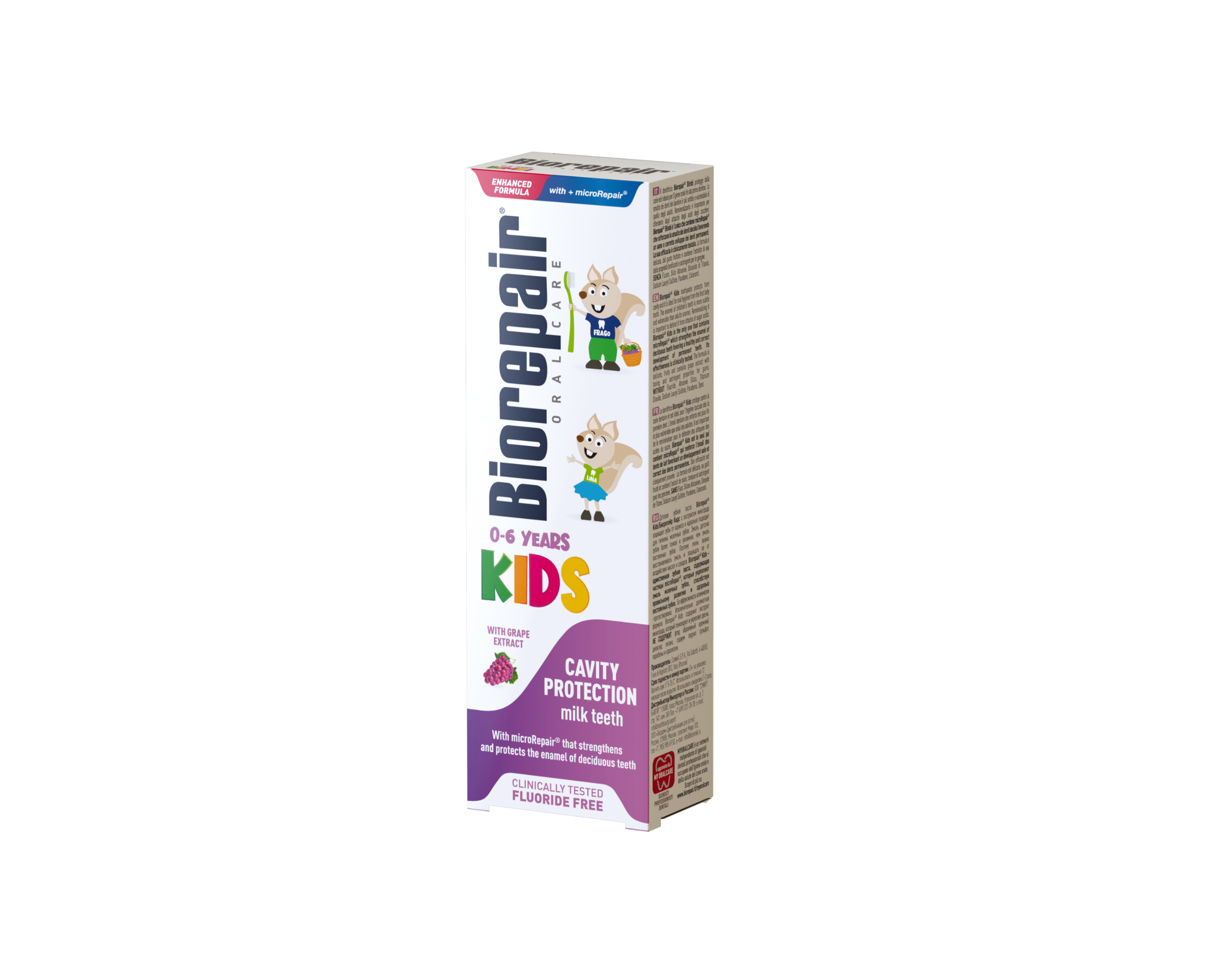 Biorepair® Toothpaste Kids 0/6 age with grape extract